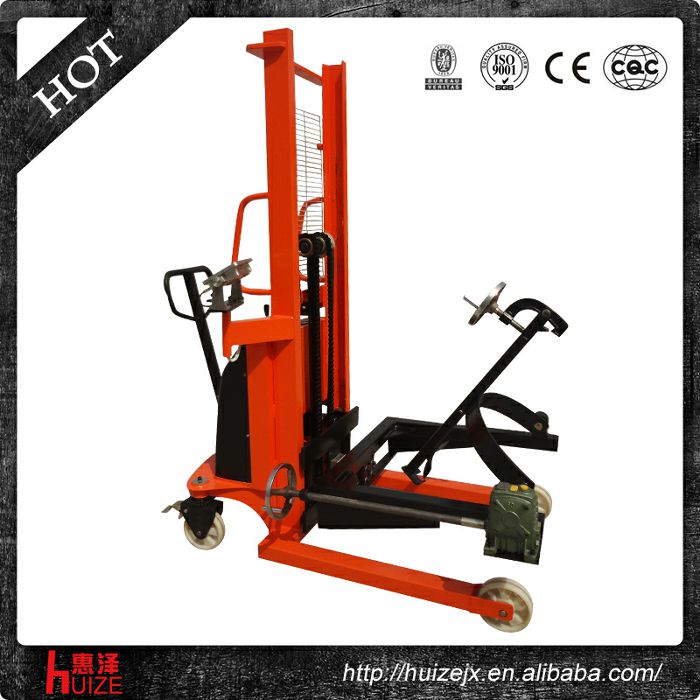 半電動(dòng)稱(chēng)重油桶車(chē)（夾鐵桶，手搖翻轉(zhuǎn)）